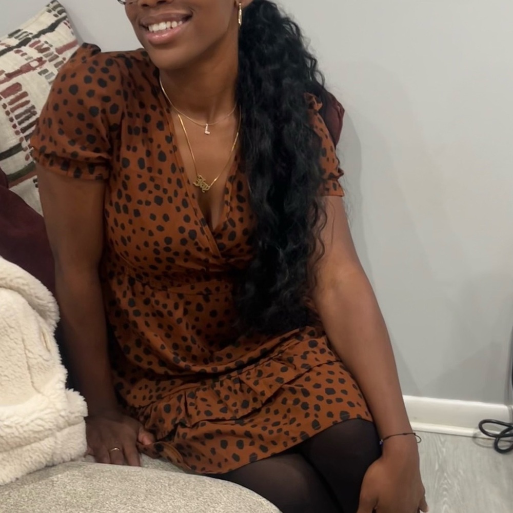 Dalmatian Print Dress